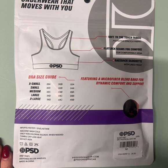PSD Sports Bra - Picture 4 of 5